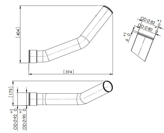 Tubo liquido di raffreddamento per Renault - 6GN001