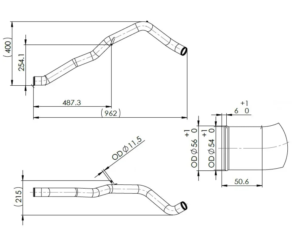 Tubo liquido di raffreddamento per Renault - 6GN002