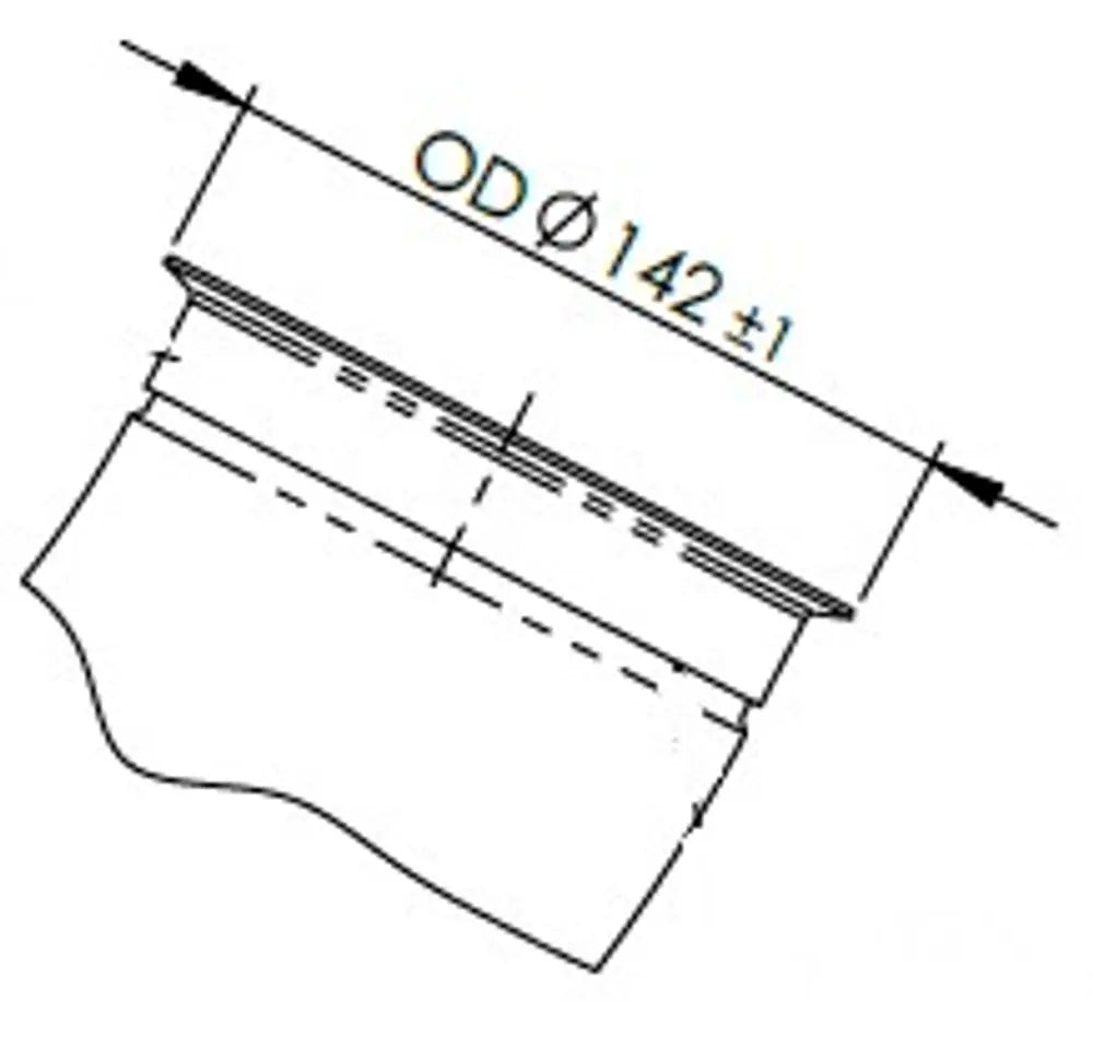 Tubo di scarico con flessibile, D2S+ per Scania - 6LA030