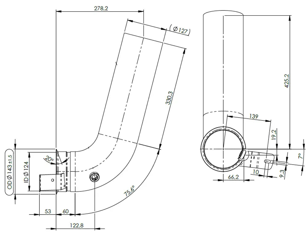 Tubo per Scania - 6LG019