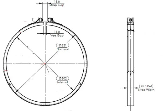 VeeFit Fascetta per Scania - 6LL000