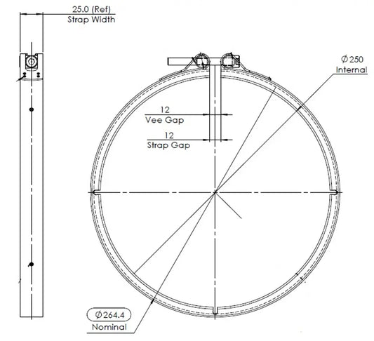 Veefit Fascetta per DAF/Dennis/Scania - 6LL011