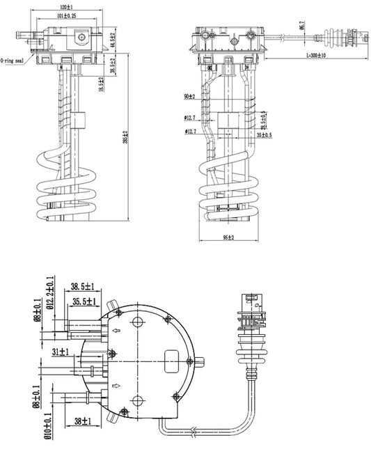 Sensore di livello AdBlue® per Scania - 6LL050