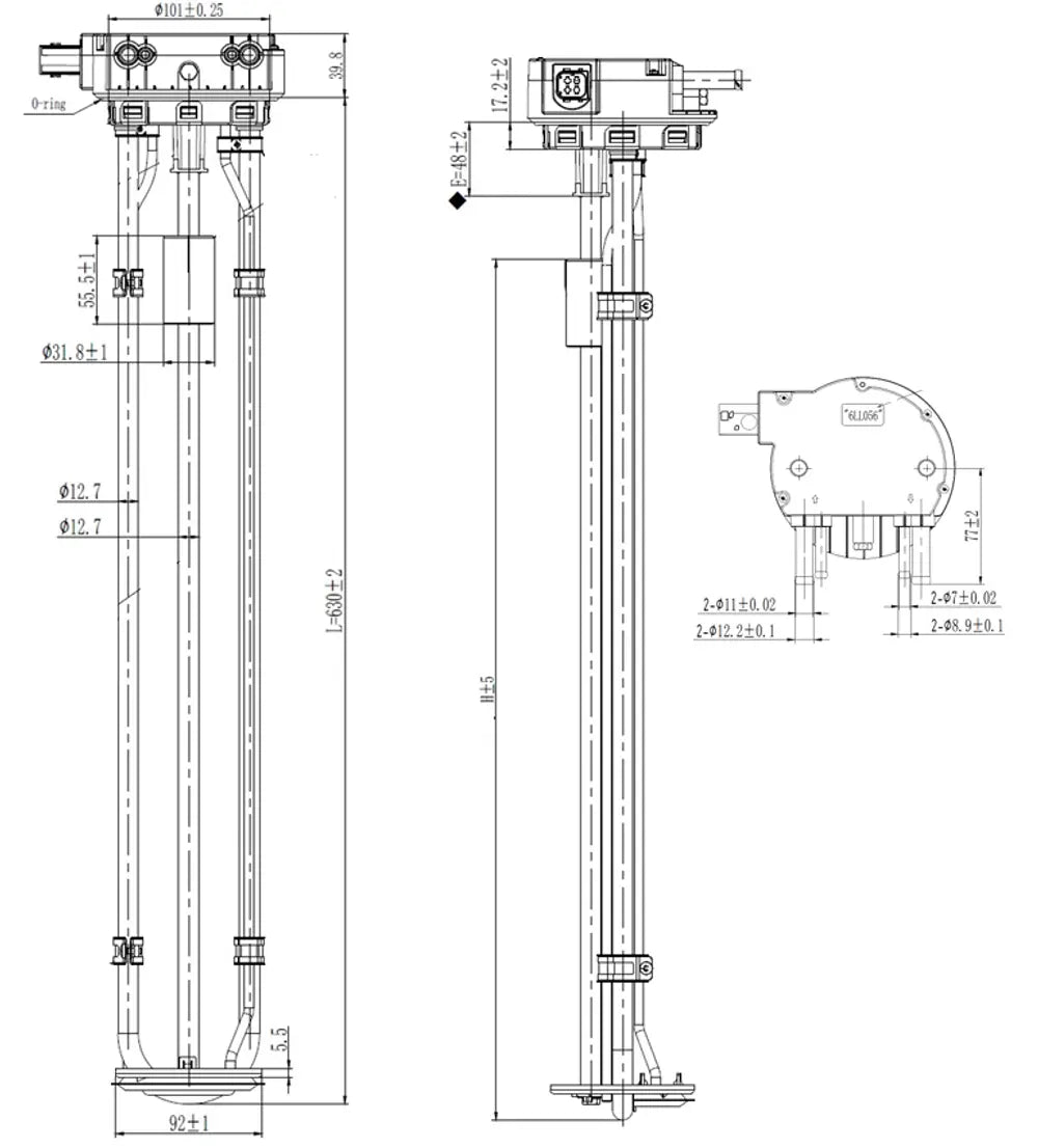 Sensore di livello AdBlue® per Scania - 6LL056