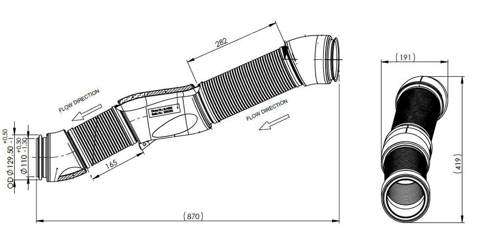 Tubo per Scania - 6LA005