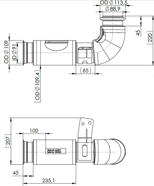 Tubo per Scania - 6LA017