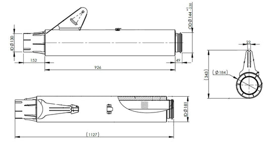 Silenziatore per Scania - 6LC004