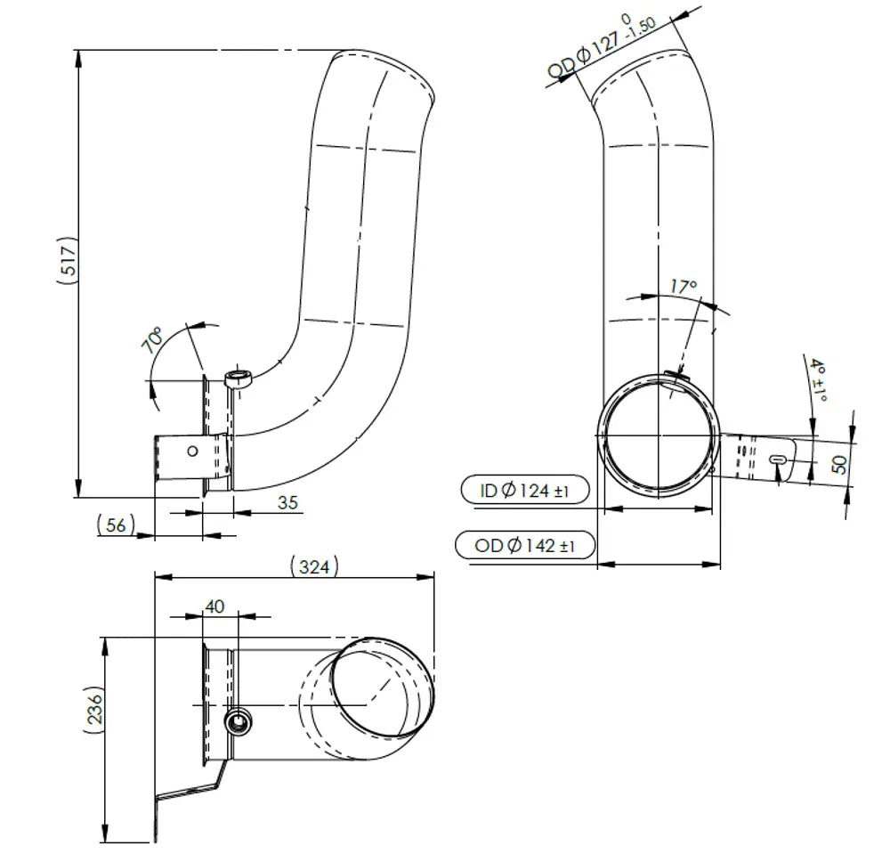 Tubo per Scania - 6LG017