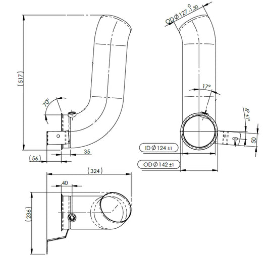 Tubo per Scania - 6LG017