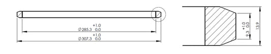 Guarnizione di scarico per Scania - 6LL002