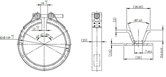 Fascetta a V per Scania - 6LL027