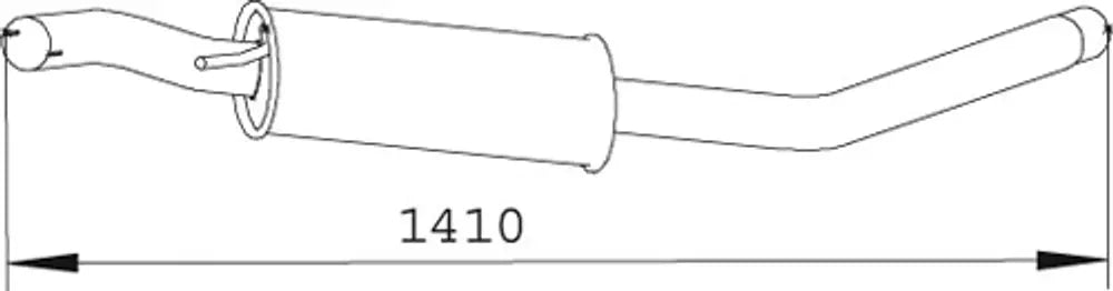 Silenziatore per Volkswagen - 74328