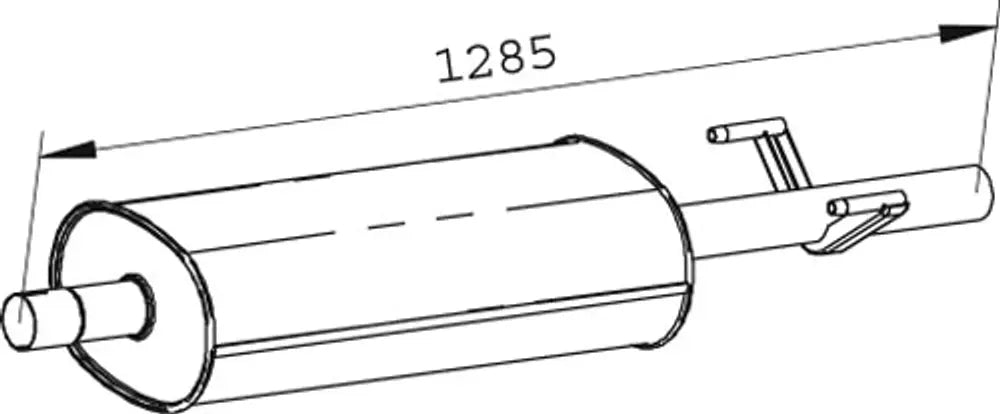 Silenziatore per Volkswagen - 74344