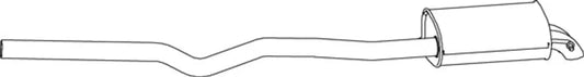Silenziatore per Volkswagen - 74400