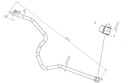 Tubo per Mercedes/Volkswagen - 74618