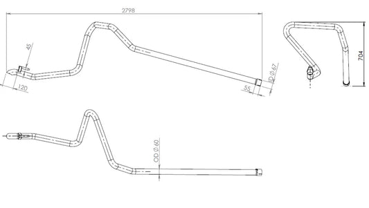 Tubo per Mercedes/Volkswagen - 74620