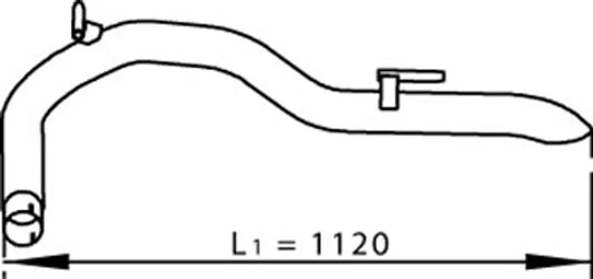 Tubo per Mercedes/Volkswagen - 74625