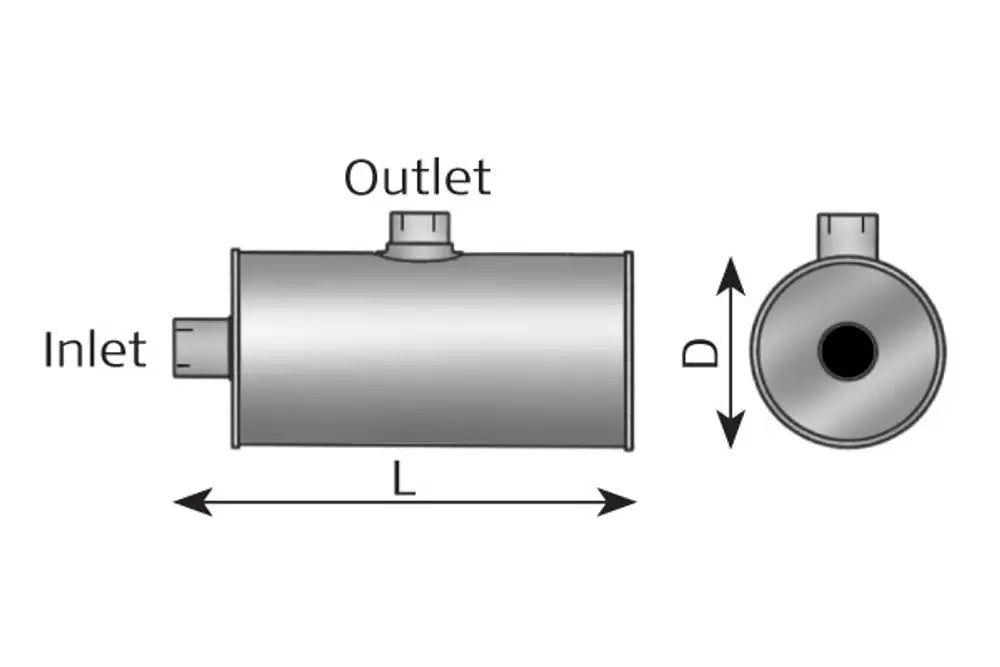 Silenziatore per Volvo - 80334