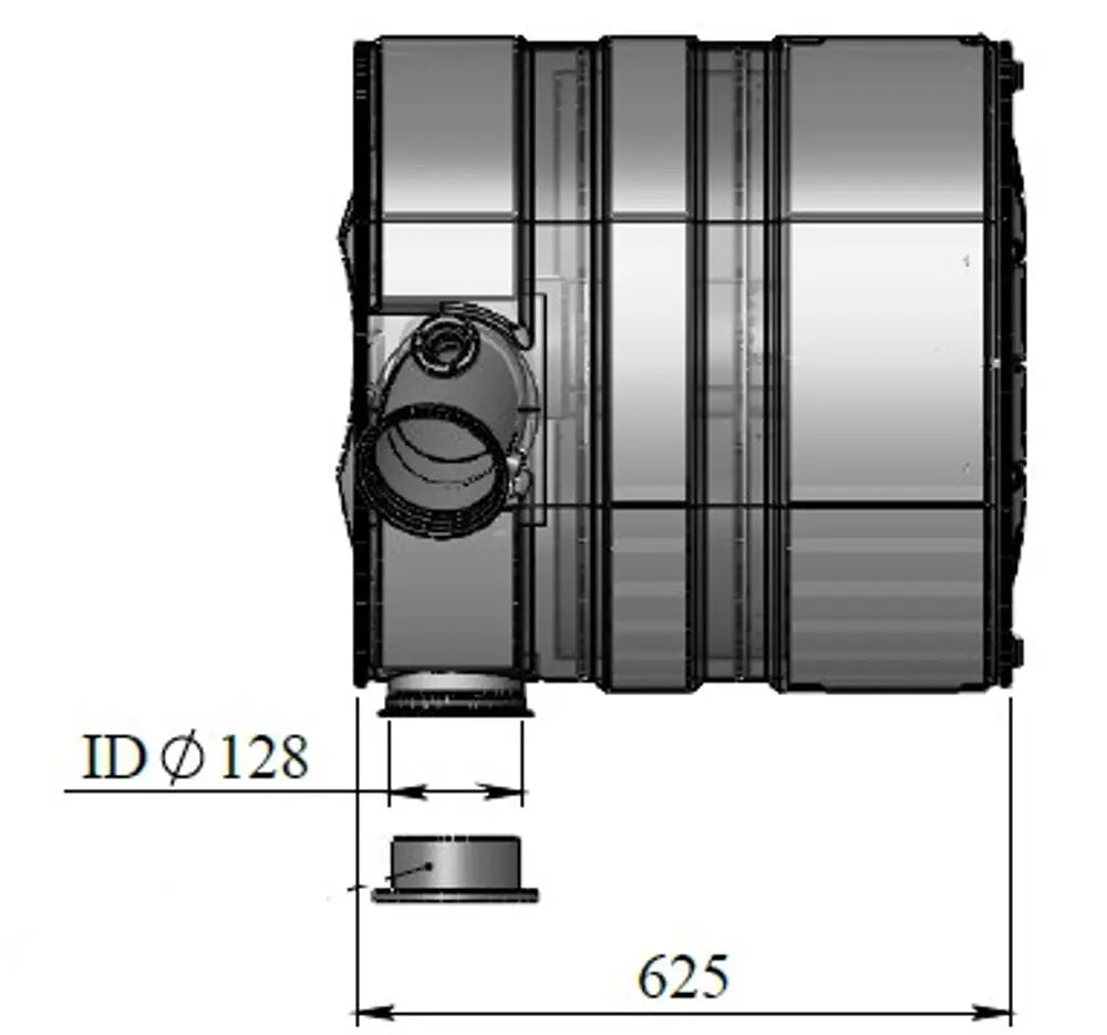 Silenziatore con SCR per Volvo - 80377