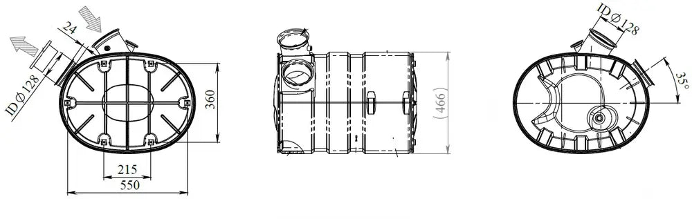 Silenziatore con SCR per Volvo - 80389