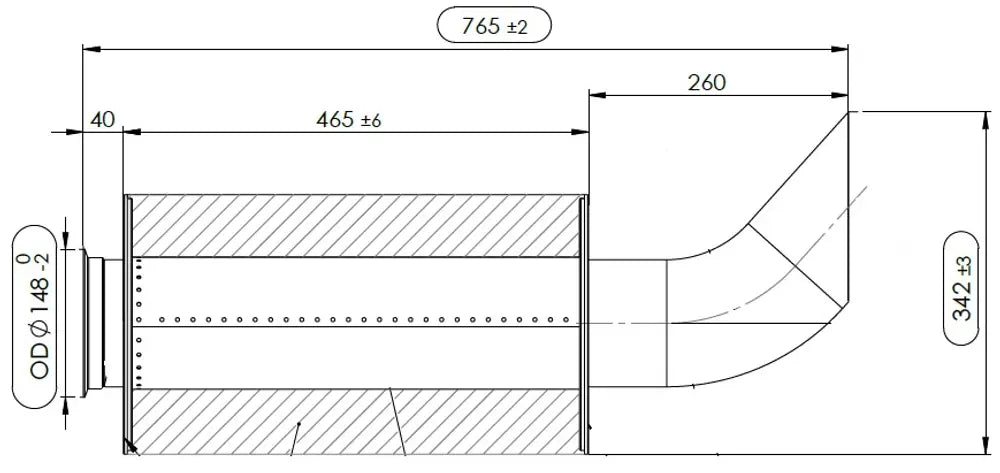 Silenziatore per Volvo - 80402
