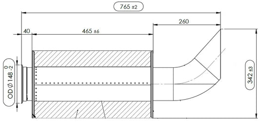 Silenziatore per Volvo - 80402