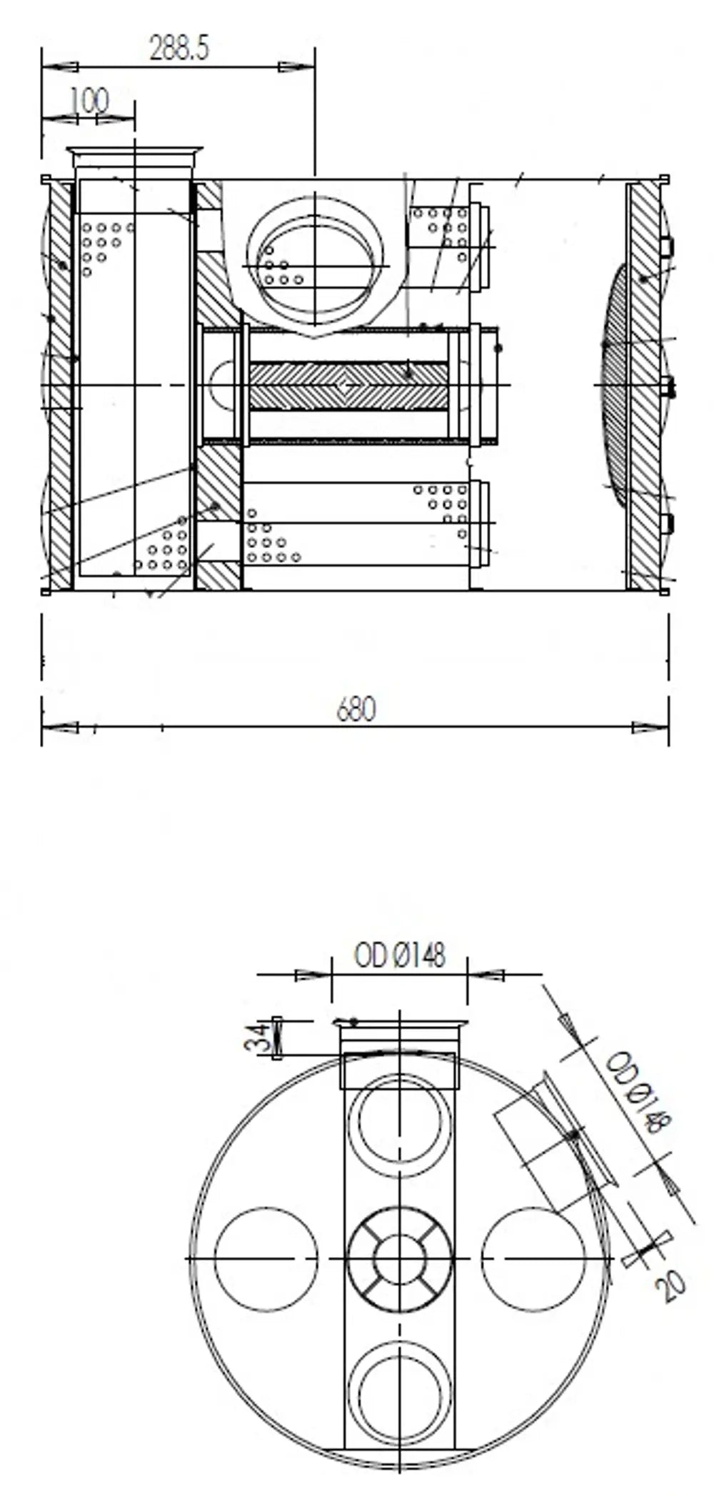 Silenziatore per Volvo - 80404