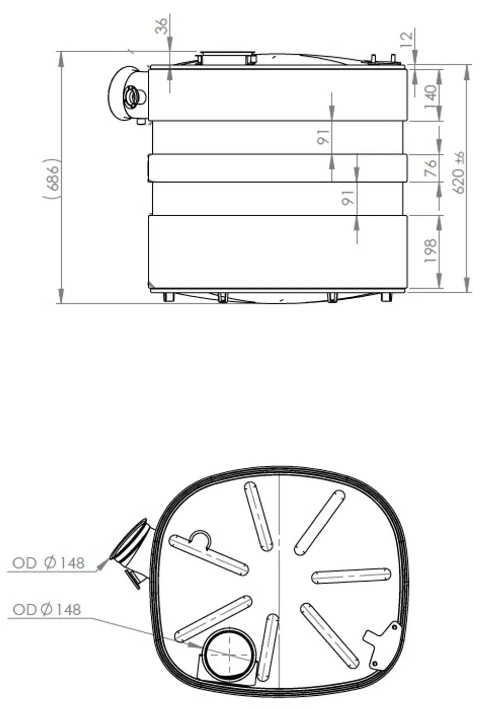 Silenziatore con SCR per Volvo - 80420