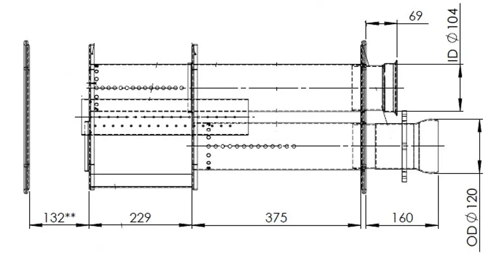 Silenziatore per Volvo - 80460