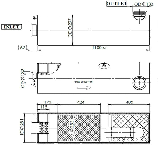 Silenziatore con SCR per Volvo E-line - 80485