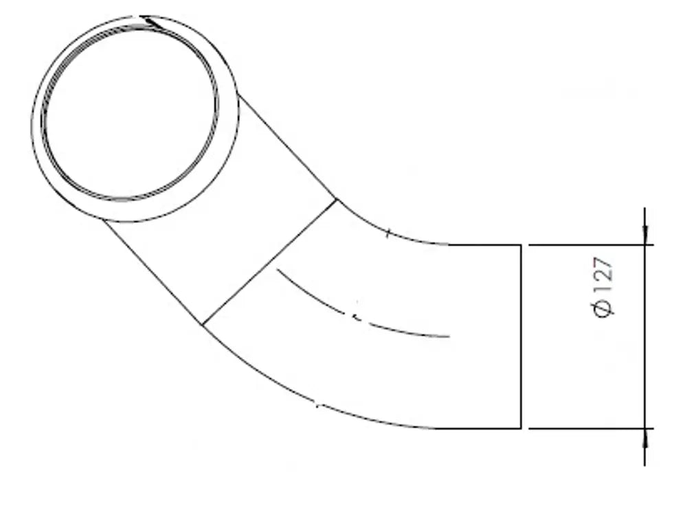 Tubo di scarico per Volvo - 80767