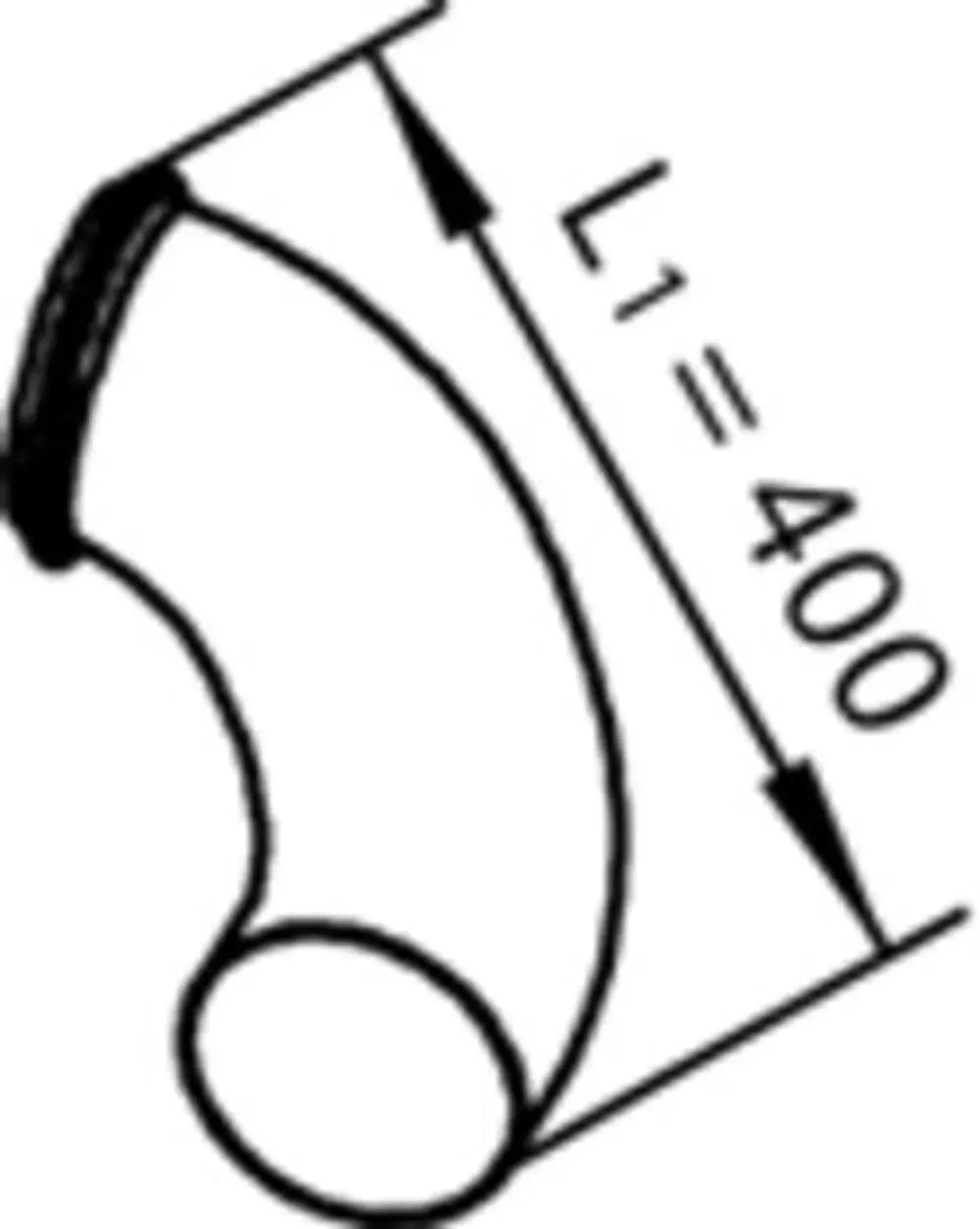 Tubo di scarico per Volvo - 80767