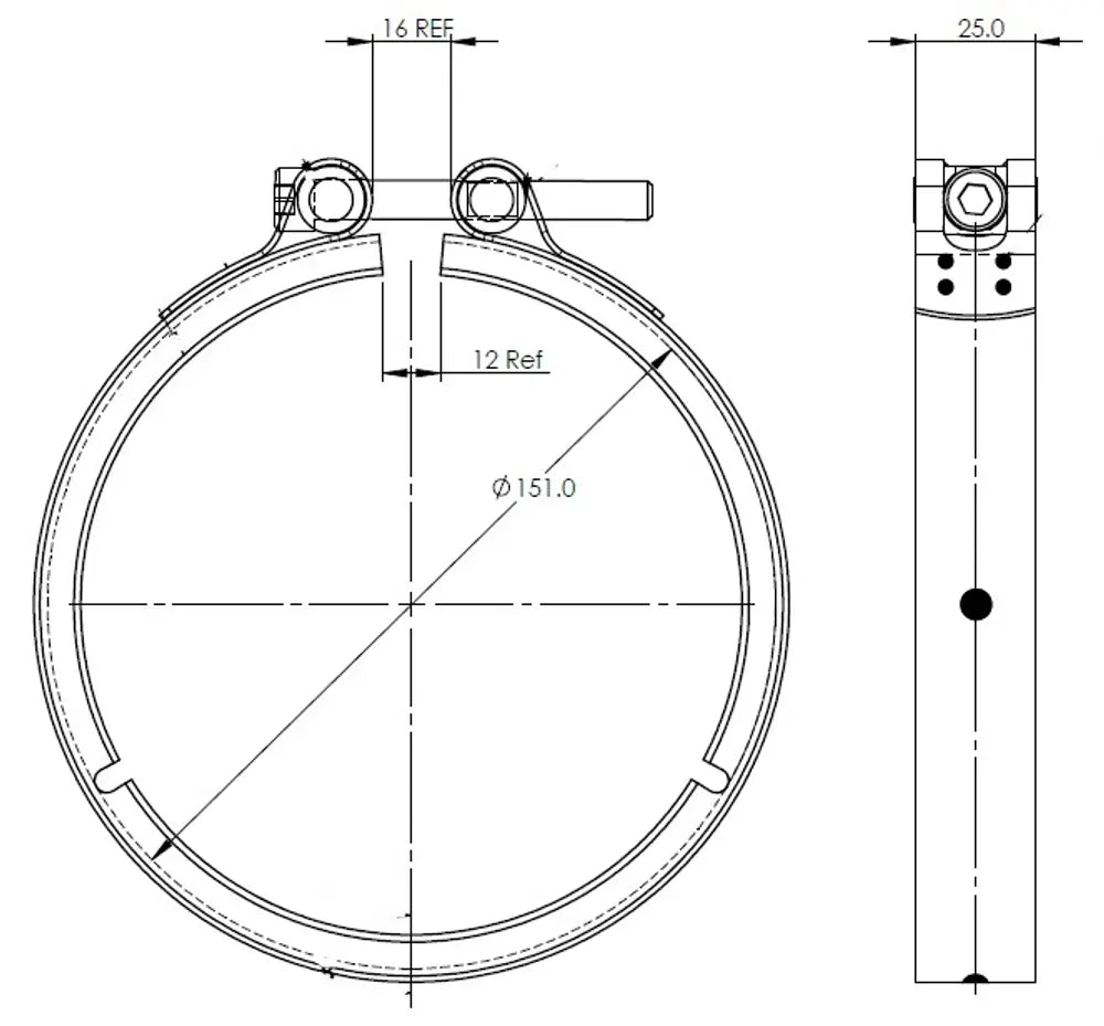 Fascetta di scarico, VeeFit per Volvo - 80918