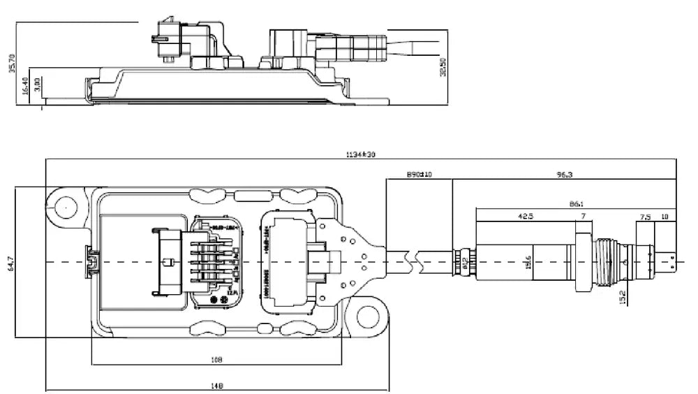 Sensore NOx per Volvo - 81034