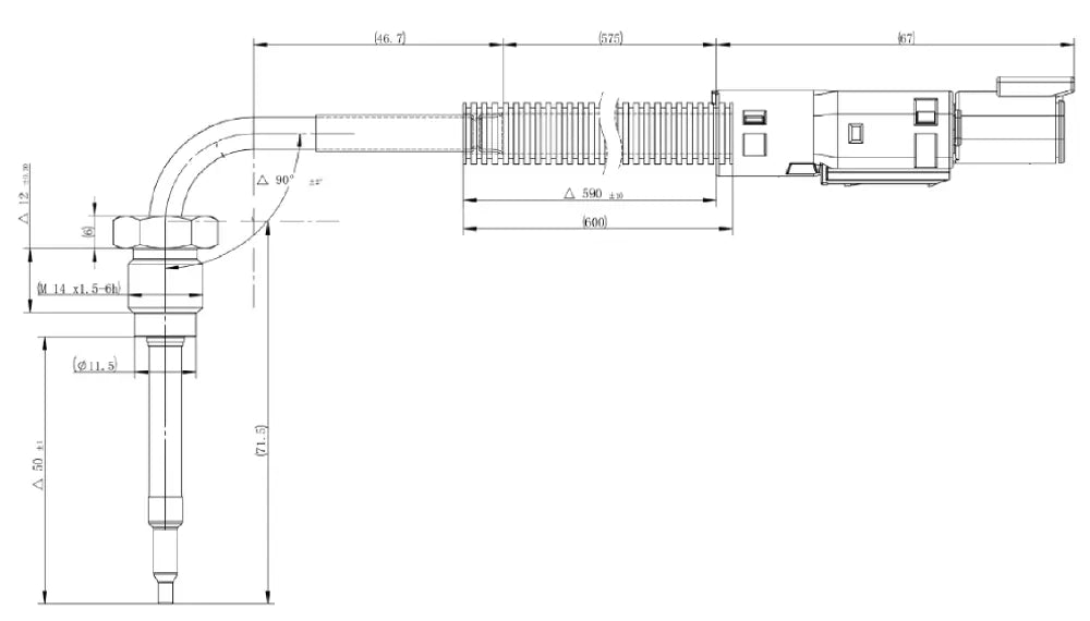 Sensore di temperatura per Volvo - 81044