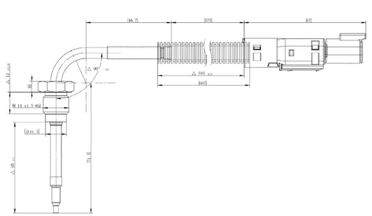 Sensore di temperatura per Renault/Volvo - 81045