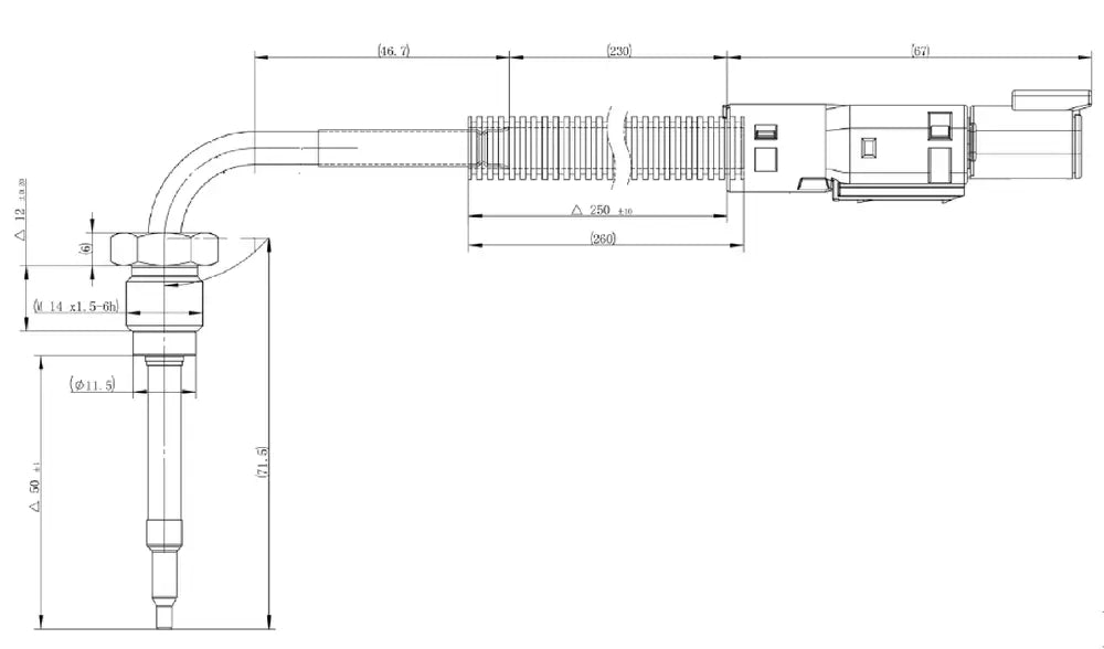 Sensore di temperatura per Renault/Volvo - 81050