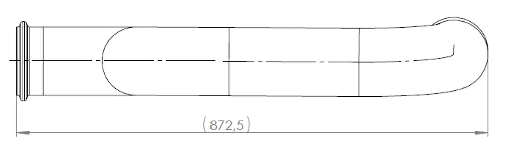 Tubo di scarico per Volvo - 81720