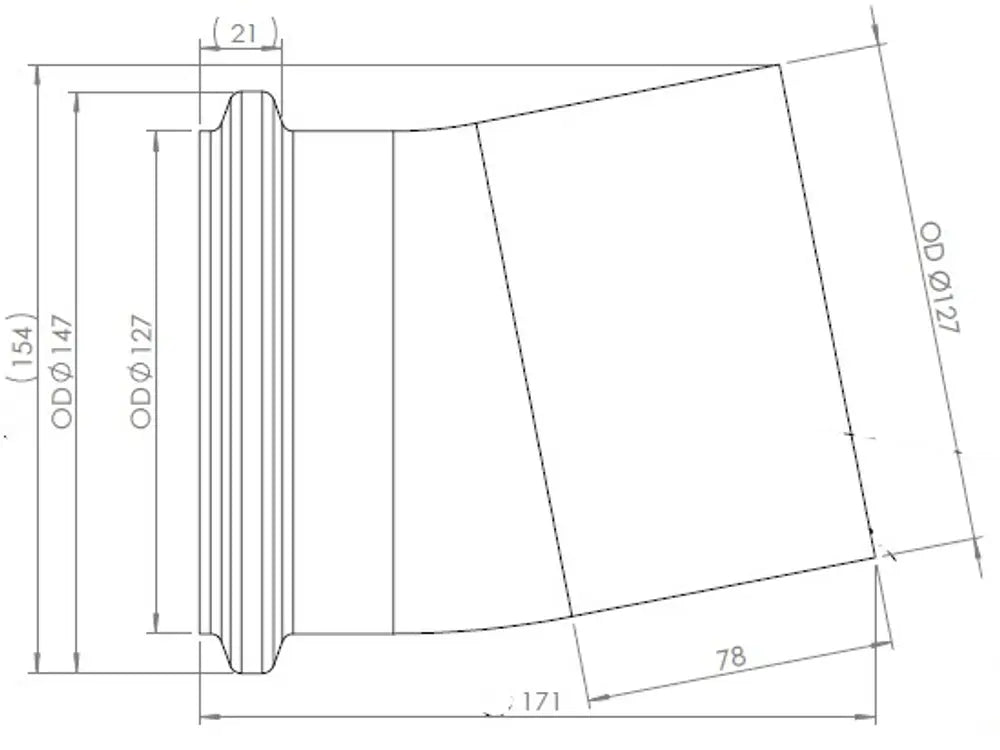 Tubo di scarico per Volvo, E-line - 82171