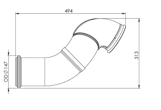 Tubo per Volvo - 82205
