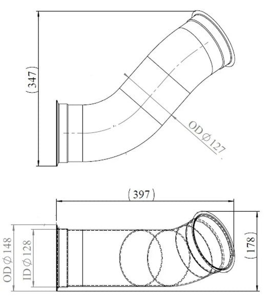 Tubo di scarico per Volvo - 82210
