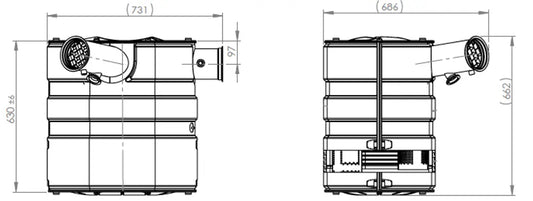 Silenziatore con SCR per Volvo - 8AC012