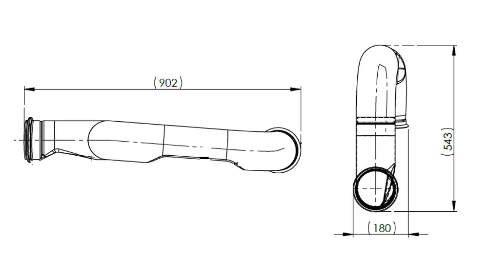 Tubo di scarico per Volvo - 8AE002