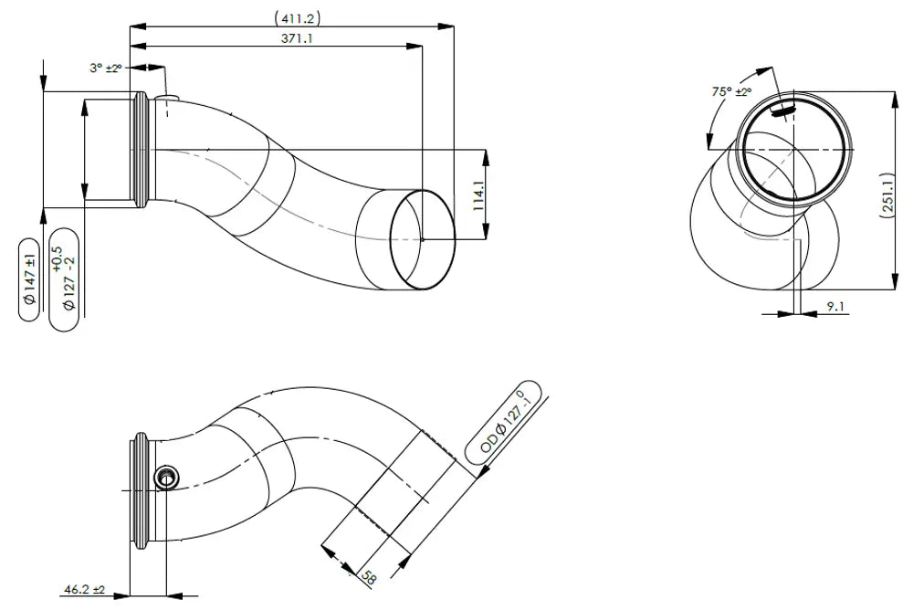 Tubo per Volvo - 8AE015