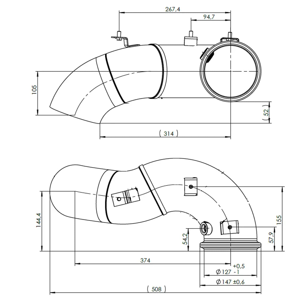 Tubo per Volvo - 8AG001