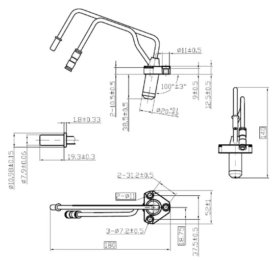 Iniettore AdBlue® per Volvo/Renault - 8AT006