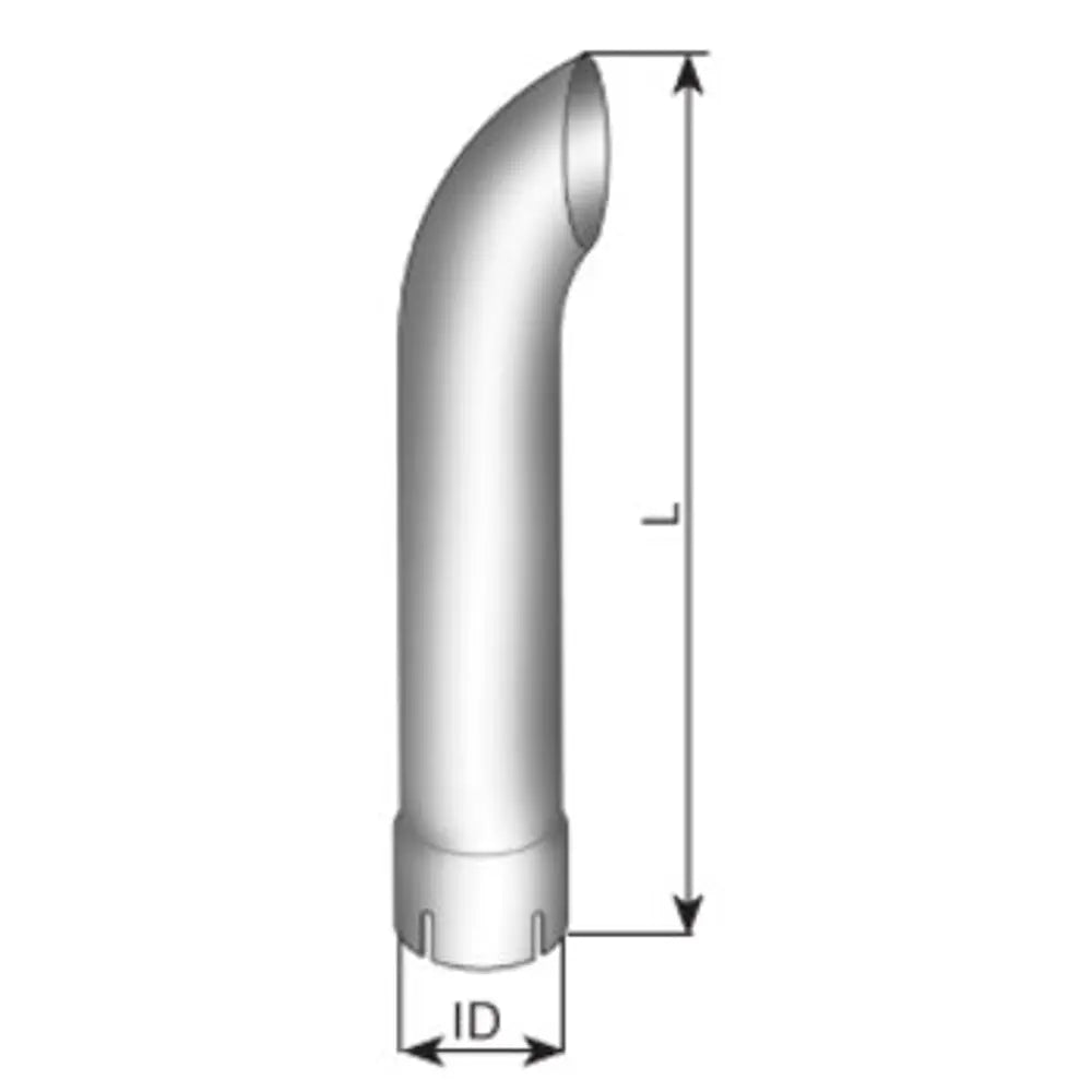 Terminale di scarico, ALU - 91401