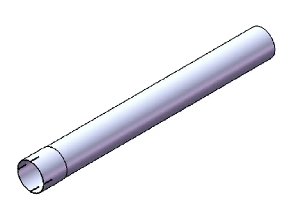 Tubo di prolunga, OD/ID=110/111 / L=1000, ALU - 93010