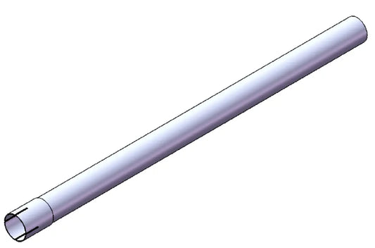 Tubo di prolunga, OD/ID=60/60.5 / L=1000, ALU - 93060