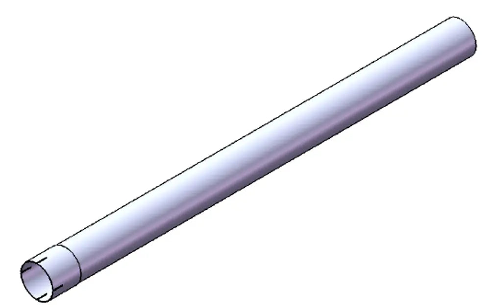 Tubo di prolunga, OD/ID=110/111 / L=1500, ALU - 93110